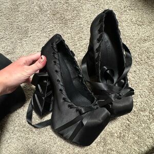 Sugar Thrillz Sweet Sonata Ballet Wrap Heels